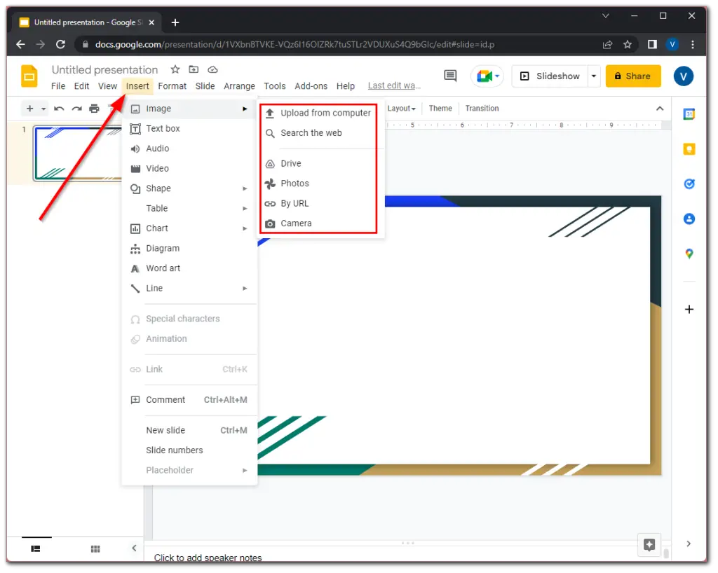 How to change image transparency in Google Slides TabTV