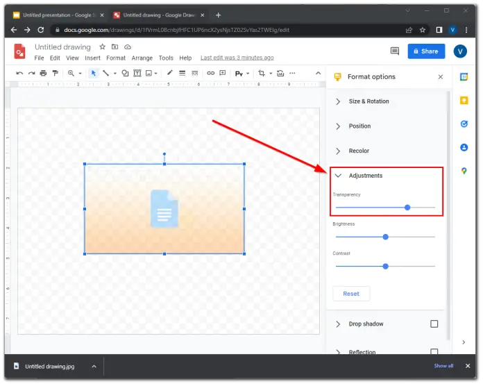 how-to-change-image-transparency-in-google-slides-tab-tv