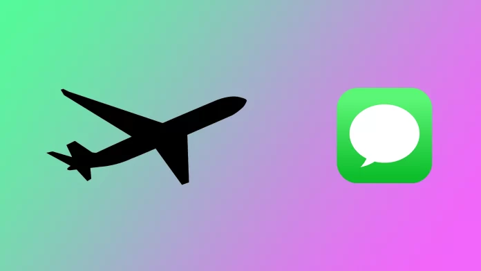 How to use flight tracker in iMessage